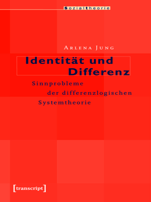 Upplýsingar um Identität und Differenz eftir Arlena Jung - Biðlisti